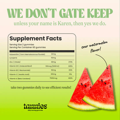 Tanning Gummies